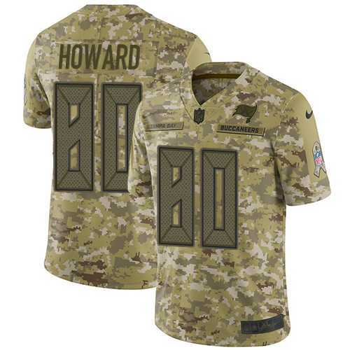Youth Nike Tampa Bay Buccaneers #80 O. J. Howard Camo Stitched NFL Limited 2018 Salute to Service Jersey