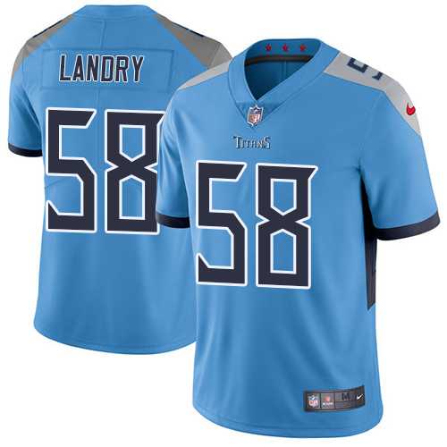 Youth Nike Tennessee Titans #58 Harold Landry Light Blue Team Color Stitched NFL Vapor Untouchable Limited Jersey