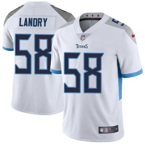 Youth Nike Tennessee Titans #58 Harold Landry White Stitched NFL Vapor Untouchable Limited Jersey