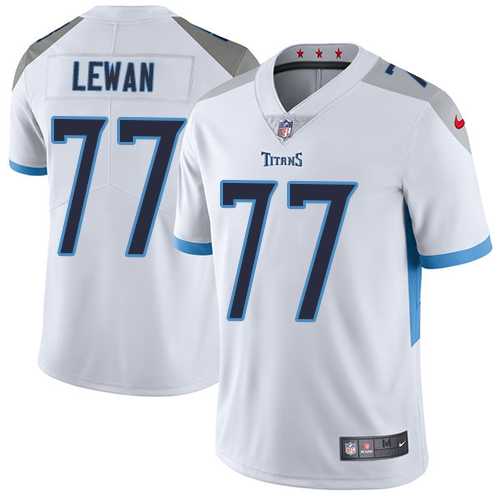 Youth Nike Tennessee Titans #77 Taylor Lewan White Stitched NFL Vapor Untouchable Limited Jersey