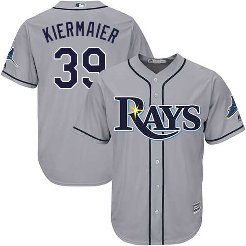 Youth Tampa Bay Rays #39 Kevin Kiermaier Grey Cool Base Stitched MLB Jersey
