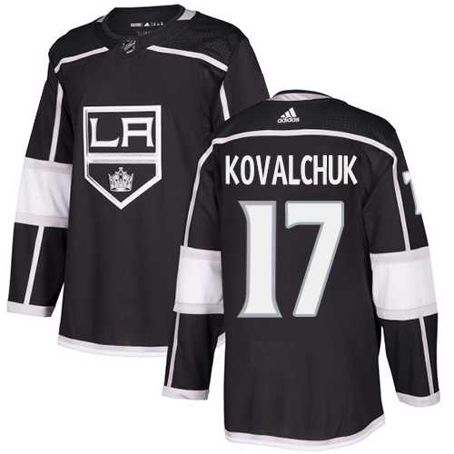 Men's Adidas Los Angeles Kings #17 Ilya Kovalchuk Black Home Authentic Stitched NHL Jersey