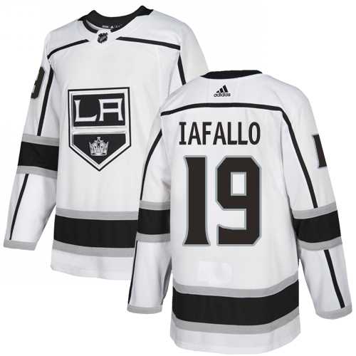 Men's Adidas Los Angeles Kings #19 Alex Iafallo White Road Authentic Stitched NHL Jersey
