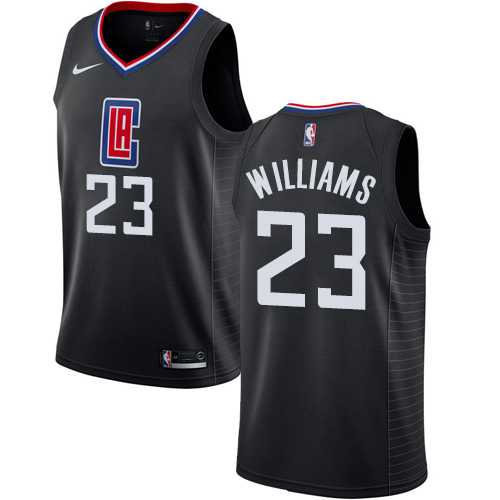 Men's Nike Los Angeles Clippers #23 Louis Williams Black NBA Swingman Statement Edition Jersey