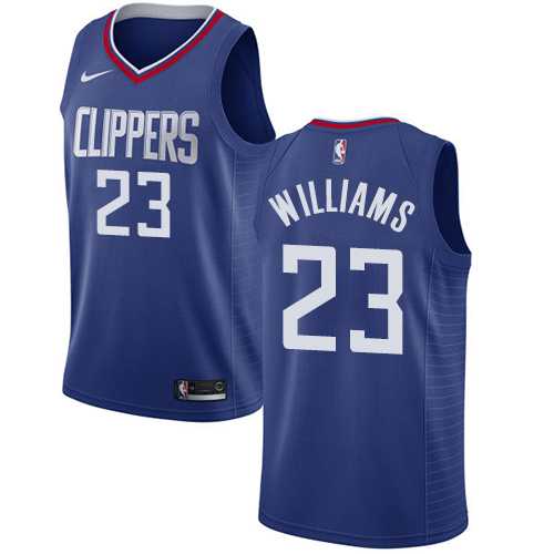Men's Nike Los Angeles Clippers #23 Louis Williams Blue NBA Swingman Icon Edition Jersey