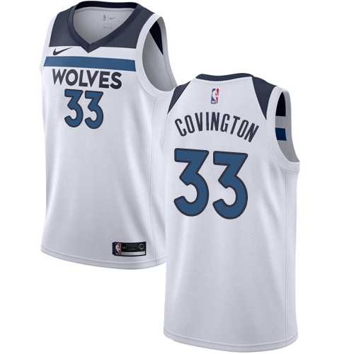 Men's Nike Minnesota Timberwolves #33 Robert Covington White NBA Swingman Association Edition Jersey