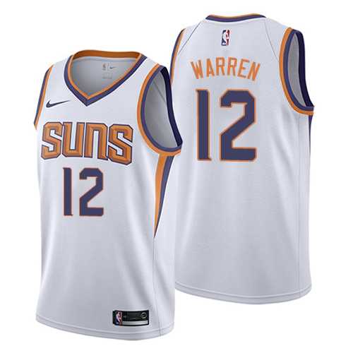 Men's Nike Phoenix Suns #12 T.J. Warren White NBA Swingman Association Edition Jersey