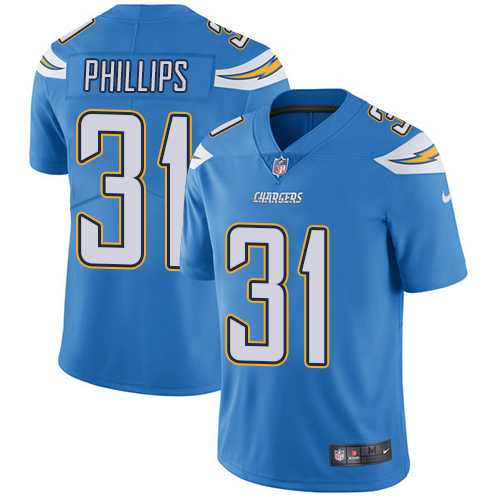 Nike Los Angeles Chargers #31 Adrian Phillips Electric Blue Alternate Men's Stitched NFL Vapor Untouchable Limited Jersey