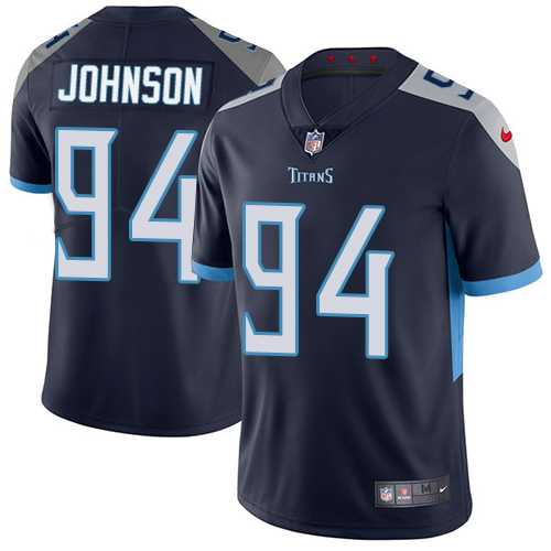 Nike Tennessee Titans #94 Austin Johnson Navy Blue Team Color Men's Stitched NFL Vapor Untouchable Limited Jersey