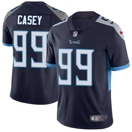 Nike Tennessee Titans #99 Jurrell Casey Navy Blue Team Color Men's Stitched NFL Vapor Untouchable Limited Jersey