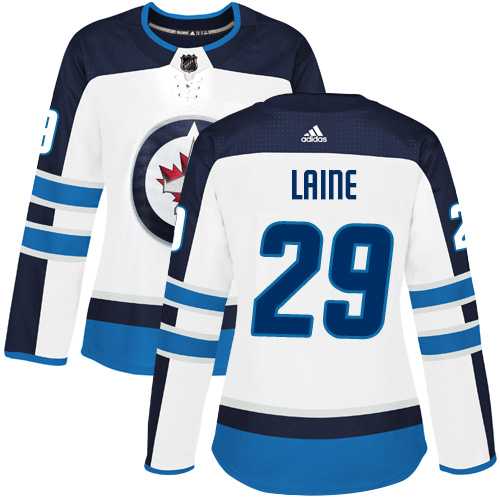 Women's Adidas Winnipeg Jets #29 Patrik Laine White Road Authentic Stitched NHL Jersey