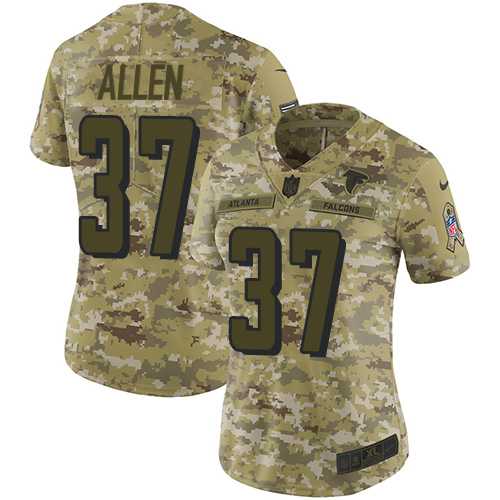 Women's Nike Atlanta Falcons #37 Ricardo Allen Camo Stitched NFL Limited 2018 Salute to Service Jersey