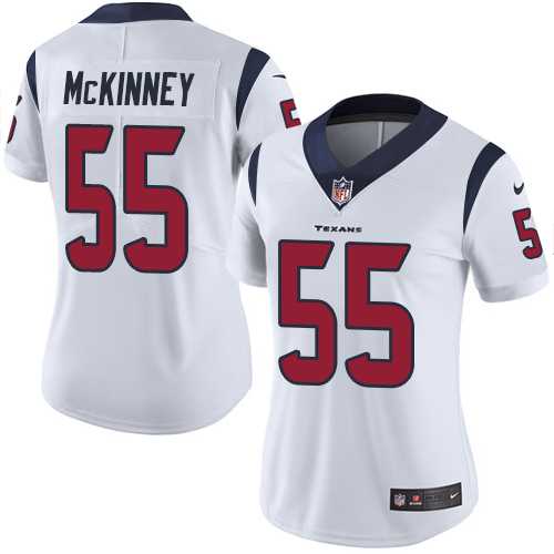 Women's Nike Houston Texans #55 Benardrick McKinney White Stitched NFL Vapor Untouchable Limited Jersey