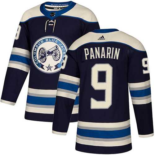 Youth Adidas Columbus Blue Jackets #9 Artemi Panarin Navy Alternate Authentic Stitched NHL Jersey
