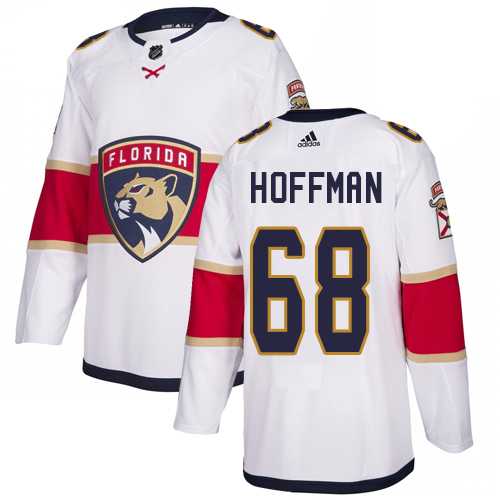 Youth Adidas Florida Panthers #68 Mike Hoffman White Road Authentic Stitched NHL Jersey