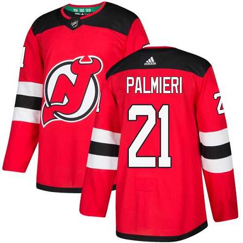 Youth Adidas New Jersey Devils #21 Kyle Palmieri Red Home Authentic Stitched NHL Jersey