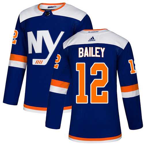 Youth Adidas New York Islanders #12 Josh Bailey Blue Alternate Authentic Stitched NHL Jersey
