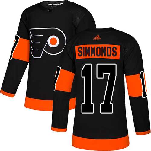 Youth Adidas Philadelphia Flyers #17 Wayne Simmonds Black Alternate Authentic Stitched NHL Jersey