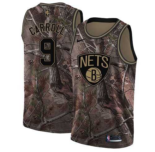 Youth Nike Brooklyn Nets #9 DeMarre Carroll Camo NBA Swingman Realtree Collection Jersey