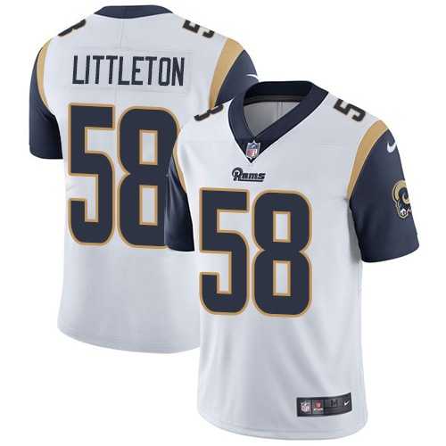 Youth Nike Los Angeles Rams #58 Cory Littleton White Stitched NFL Vapor Untouchable Limited Jersey