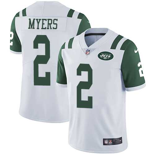 Youth Nike New York Jets #2 Jason Myers White Stitched NFL Vapor Untouchable Limited Jersey