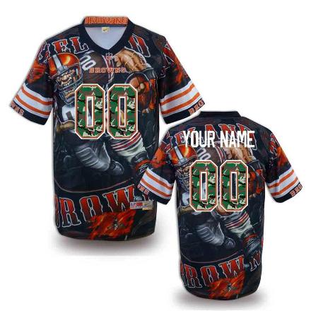 Nike Cleveland Browns Camo Number Customized NFL Jerseys