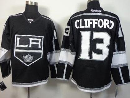 Los Angeles Kings #13 Kyle Clifford Black Home Stitched NHL Jersey