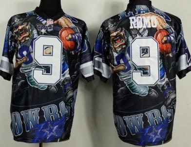 Nike Dallas Cowboys #9 Tony Romo Fanatical Version NFL Jerseys