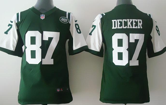 Kids Nike New York Jets 87 Eric Decker Green NFL Jerseys