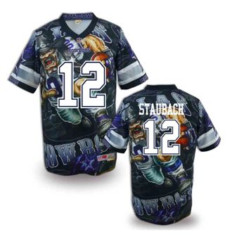Nike Dallas Cowboys 12 R Staubach Fanatical Version NFL Jerseys (8)