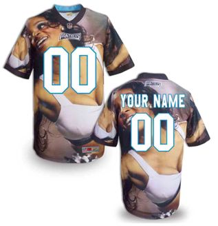 Carolina Panthers Customized Fanatical Version NFL Jerseys-001