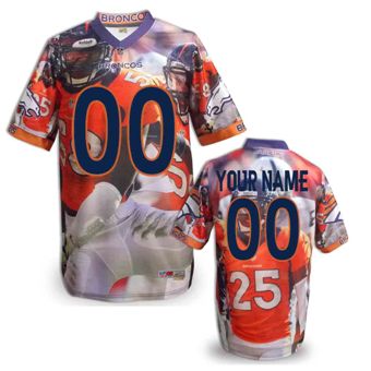 Denver Broncos Customized Fanatical Version NFL Jerseys-0016