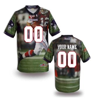 New England Patriots Customized Fanatical Version NFL Jerseys-006