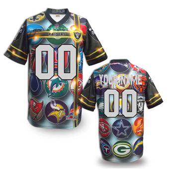 Oakland Raiders Customized Fanatical Version NFL Jerseys-007
