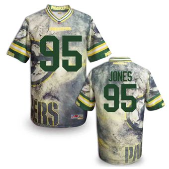 Nike Green Bay Packers 95 Datone Jones Fanatical Version NFL Jerseys (7)