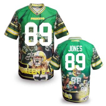 Nike Green Bay Packers 89 James Jones Fanatical Version NFL Jerseys (8)