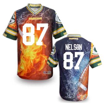 Nike Green Bay Packers 87 Jordy Nelson Fanatical Version NFL Jerseys (4)