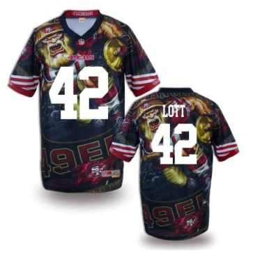 Nike San Francisco 49ers 42 Ronnie Lott Fanatical Version NFL Jerseys (1)