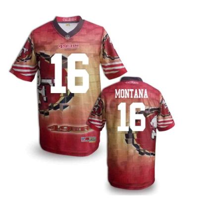 Nike San Francisco 49ers 16 Joe Montana Fanatical Version NFL Jerseys (1)
