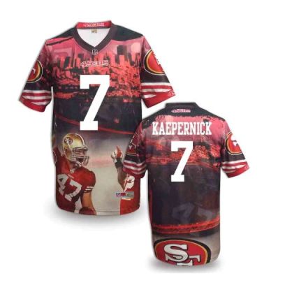 Nike San Francisco 49ers 7 Colin Kaepernick Fanatical Version NFL Jerseys (10)