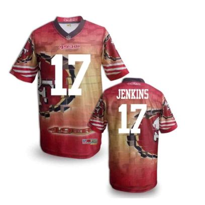 Nike San Francisco 49ers 17 A J Jenkins Fanatical Version NFL Jerseys (2)