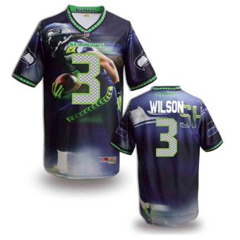 Nike Seattle Seahawks #3 Russell Wilson Fanatical Version NFL Jerseys (6)