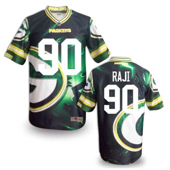 Nike Green Bay Packers #90 B.J. Raji Fanatical Version NFL Jerseys (6)