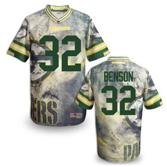 Nike Green Bay Packers #32 Cedric Benson Fanatical Version NFL Jerseys (7)