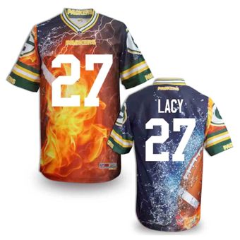 Nike Green Bay Packers #27 Eddie Lacy Fanatical Version NFL Jerseys (4)