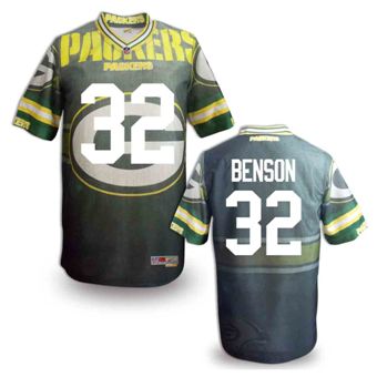 Nike Green Bay Packers #32 Cedric Benson Fanatical Version NFL Jerseys (5)
