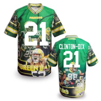 Nike Green Bay Packers 21 Ha Ha Clinton-Dix Fanatical Version NFL Jerseys (8)