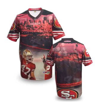 Nike San Francisco 49ers Blank Fanatical Version NFL Jerseys -0011