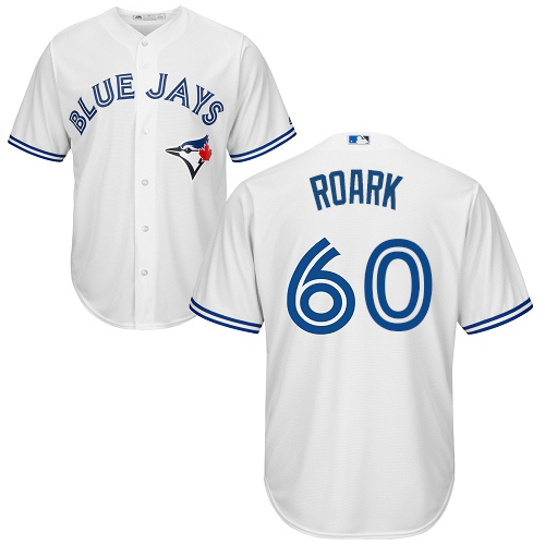 Blue Jays #60 Tanner Roark White New Cool Base Stitched MLB Jersey