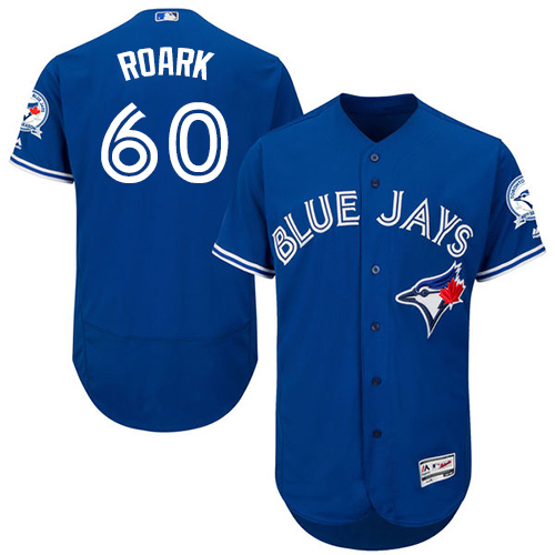 Blue Jays #60 Tanner Roark Blue Flexbase Authentic Collection Stitched MLB Jersey
